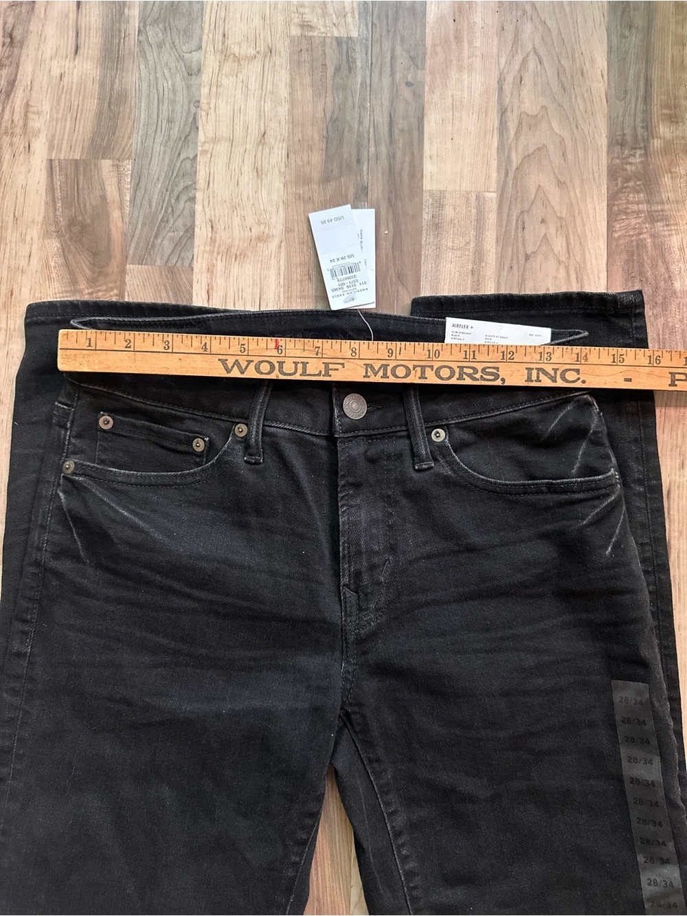 American Eagle Outfitters Men's Black Skinny Jeans - Picture 6 of 10